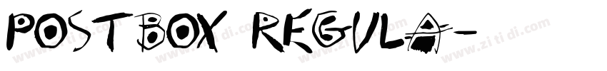 PostBox regula字体转换